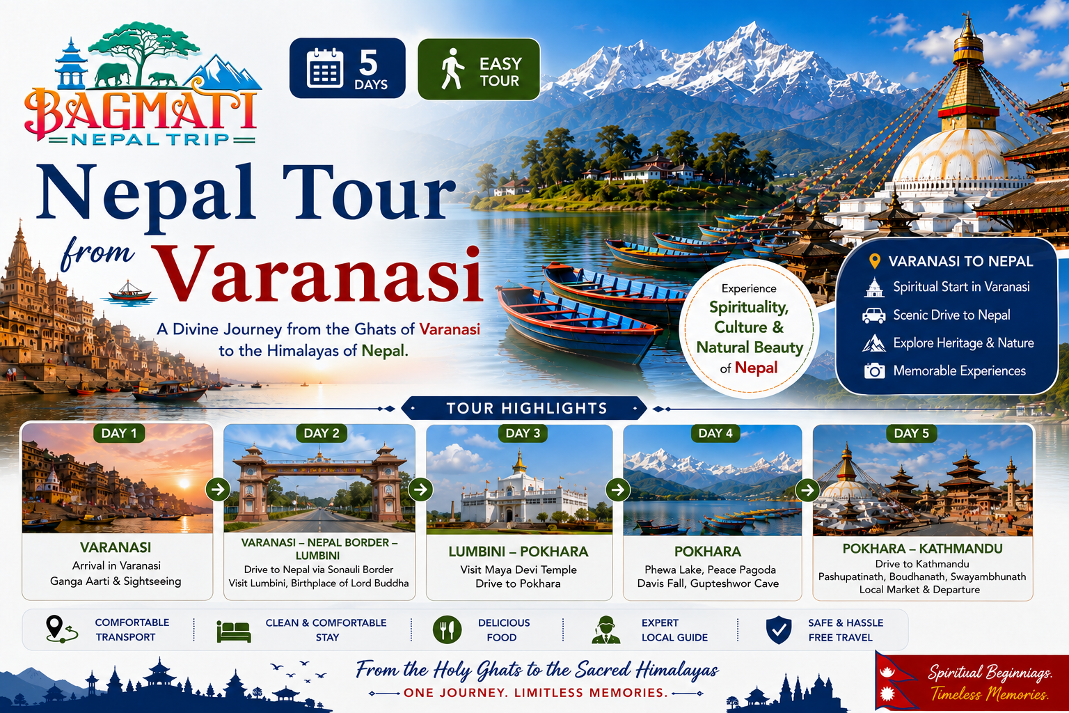 Nepal Tour from Varanasi